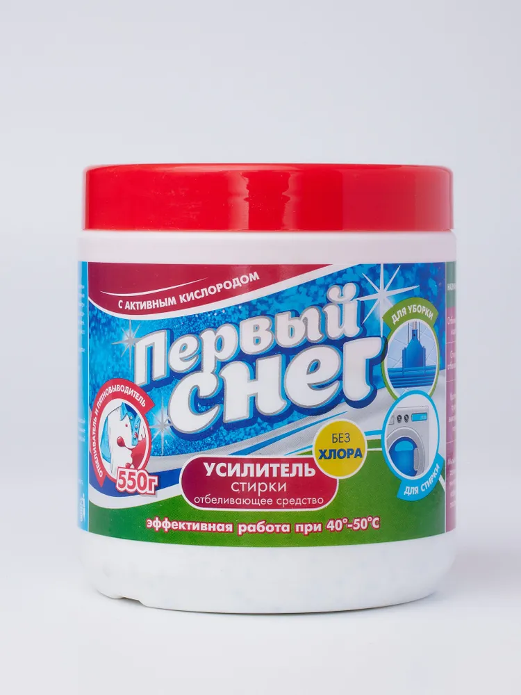 Отбеливатель "Первый снег" 550 г 1/9 шт. — купить в Нижнем Новгороде | Интернет-магазин ЛегСнаб