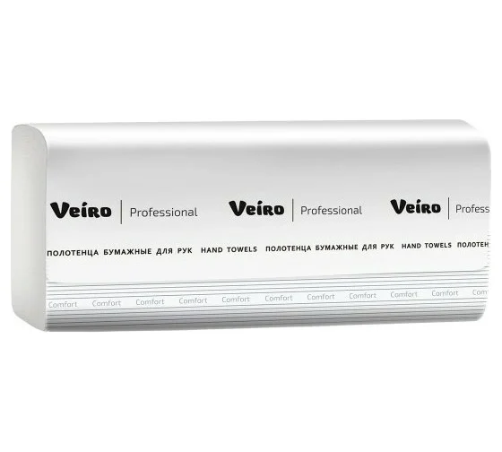 Полотенце бум "Veiro Professional Comfort" W-слож., 2 сл., 150 л KW-208 (21 шт/кор) — купить в Нижнем Новгороде | Интернет-магазин ЛегСнаб